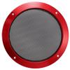 Edinstry Car Metal Audio Speaker Grill Cover Mesh Woofer Decorative Horn Guard Circle Grille Protector 7.28 Inch Red view 1