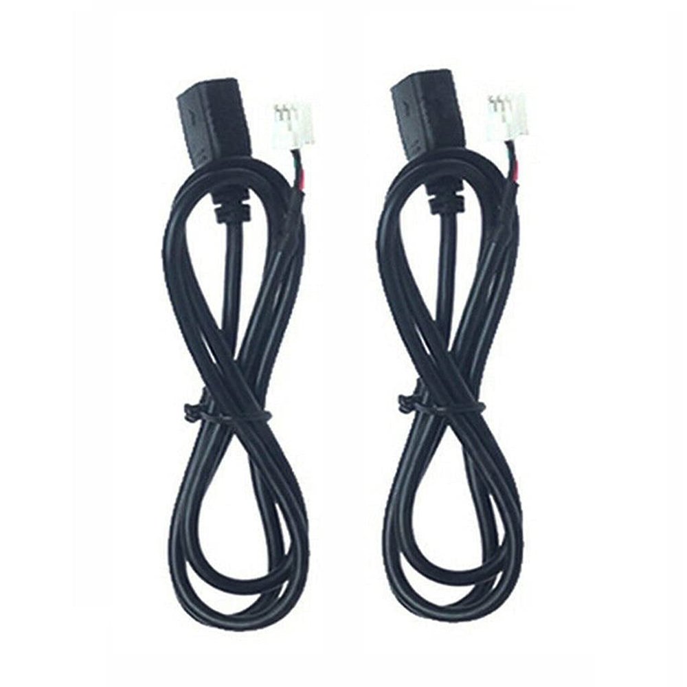 Zkbszn Car Stereo Flush Mount USB Port Panel Extension Cable Adapter 1m 4 Pin+6 Pin Connector Auto Accessories