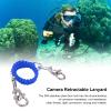 QANYEGN Diving Camera Lanyard, 360 Degree Rotation Camera Housing Carry Lanyard, Underwater Camera Housing Carry Lanyard for Dive (Royalblue) view 2