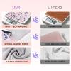 13.8x13.8 Inch Camera Protective Wrap, Lens Protector Wrapper, Pink Panda Pattern Magic Self-Adhesive Cloth for Camera/Lens/Phone/DSLR/Laptop/Accessories, Anti Scratch Equipment Wrap Storage Pouch view 2