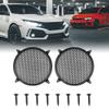 Edinstry 2pcs Car Grill Mesh Protector Speaker Cover Black Woofer Subwoofer Grill 12 Inch view 2