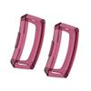 BIUDECO 2pcs TPU Watch Shell Anti-Scratch Protective Case for Inspire Hr Lightweight Shockproof Cover Dark Red Half Cover Accessory view 1