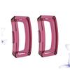 BIUDECO 2pcs TPU Watch Shell Anti-Scratch Protective Case for Inspire Hr Lightweight Shockproof Cover Dark Red Half Cover Accessory view 2