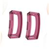 BIUDECO 2pcs TPU Watch Shell Anti-Scratch Protective Case for Inspire Hr Lightweight Shockproof Cover Dark Red Half Cover Accessory view 4