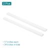 HARFINGTON 2pcs Cord Hider Wall 17inx1.2inx0.6in (LxWxH) PVC Cable Cover Self Adhesive Wire Hider Wall Mounted TV Cable Raceway for Cables Management (34in Total Length) view 3