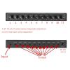 10 Channel Headphone Amplifier Stereo Sound Distributor Aluminum Alloy view 3