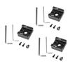 FELTECHELECTR 3sets Cold Shoe Mount Adapter for Camera Cage Bracket for Flash and Monitor Easy Hand Installation Professional Craftsmanship Stable Connection view 1