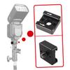 FELTECHELECTR 3sets Cold Shoe Mount Adapter for Camera Cage Bracket for Flash and Monitor Easy Hand Installation Professional Craftsmanship Stable Connection view 3