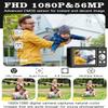 Upgrade Digital Camera, 56MP FHD 1080P Camera for Kids with 16x Zoom Anti Shake, Kid Camera with 32GB TF Card, Two Batteries, Lanyard, Compact Small Camera for Kids Boys GirlsBlack view 2