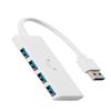 Elecom U3H-H040WF USB Hub USB 3.0 Bus Power 4 Port White (Shiro-chan) view 1