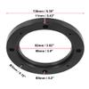 Edinstry 4pcs Car Speaker Spacer Mounting Spacer Plate Plastic 92mm ID Black Hollow Universal for 4 Inch view 3