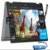 HP Chromebook Plus x360 14b 2 in 1 Laptop (14" FHD Touchscreen, Intel 8-Core i3-N305, 8GB RAM, 256GB UFS, Pen) for Home & Students, Backlit KB, IST Hub, 1080p Webcam, Wi-Fi 6E, Chrome OS w/Google AI view 1