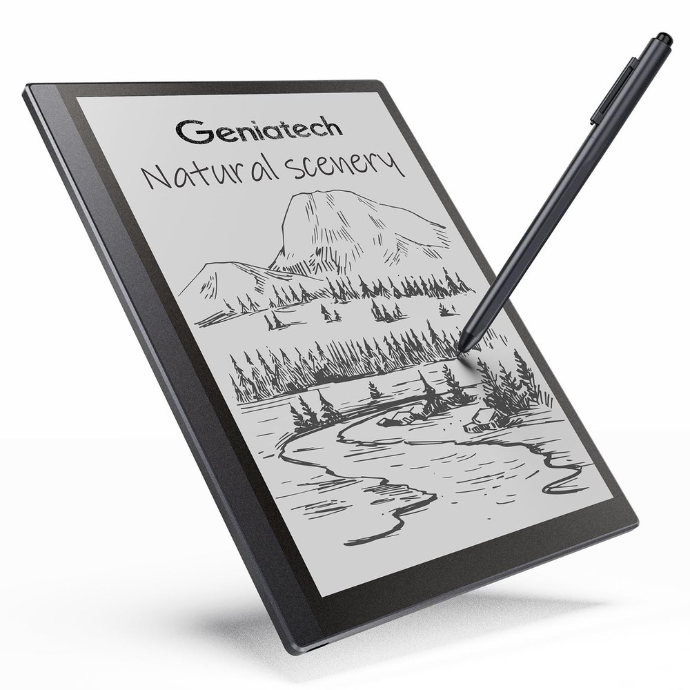 Geniatech Kloudnote Slim 10.3" Digital Notebook, E Ink Tablet and ePaper Notepad for ebook Reading and Writing, 227ppi ereader Device in 2025, 5.3mm Ultra-Thin (Grey)