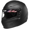 ILM Snell SA2020 Full Face Auto Car Racing Helmets Model 760 (Matte Black, L) and Bluetooth Headset with Hi-Fi System view 2