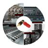 12 Pcs Speaker Binding Post, Black and Red Audio Terminal Binding Post Banana Plug Jack Socket Binding Post view 2