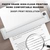 Portable Printer Multifunctional High Clear Printing Printer for Homework Study Materials (White) view 3