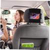 jojofuny Car Headrest Tablet Holder Adjustable Rotating Tablet Cradle for Backseat Easy Installation Durable Design Black view 3