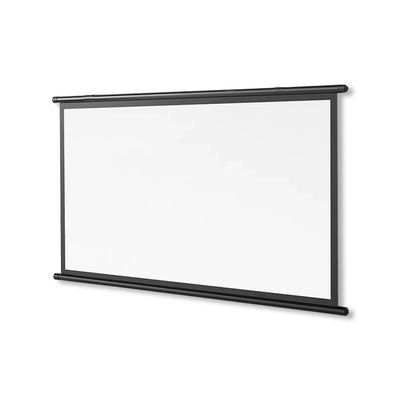 HD Projector Screen Manual Pull Down Projector Movie Screen 30" 40" 50" Portable Home Theater Movie Projection Screen for Indoor Outdoor, Wrinkle-Free(40 inch 16:9)