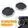 FINMOKAL Chrome & Black Motorcycle Rear Speaker Trim Grill Mesh Covers Compatible with Harley Touring Electra Glide Street Glide Tri Glide FLHTC FLHT FLHX 1996-2013 view 2