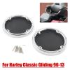 FINMOKAL Chrome & Black Motorcycle Rear Speaker Trim Grill Mesh Covers Compatible with Harley Touring Electra Glide Street Glide Tri Glide FLHTC FLHT FLHX 1996-2013 view 3