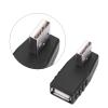 MUNEFE USB 2.0 Adapter, Male to Female Extension Power Data Video Adapter, Male to Female Coupler Connector for Computers, Scanners view 3