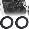 2Pcs 6.5 Inch Universal Fit Car Speaker Spacer, Car Stereo Speaker Spacer, Adaptor Ring Mounting Bracket, for Cars, Trucks, RV, Boats (Black) view 3