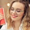 Dollger Blue Light Blocking Glasses women Oversized UV Green Fashion Bluelight Glasses matal square Eyeglasses Frame Green view 3