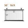 50" 60" 72" Outdoor Projection Screen Portable Movie Projector Screen 4K HD Manual Pull-Down Projection Movie Screen for Theater Home(50in16:9) view 2