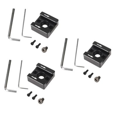 CIYODO 3sets Cold Shoe Bracket for Camera Microphone Led Light Curved Cold Shoe Adapter Non- Pads Compatible Standard Mounts for Video Recording and Photography