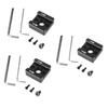 CIYODO 3sets Cold Shoe Bracket for Camera Microphone Led Light Curved Cold Shoe Adapter Non- Pads Compatible Standard Mounts for Video Recording and Photography view 1