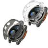 2 Pack Case for Garmin Fenix 8 51 mm Screen Protector Protective Case, Flexible TPU Screen Protector Case Scratch-Resistant Cover Protective Case for Fenix 8 51 mm smartwatch (Black/Transparent) view 1