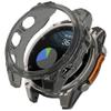 2 Pack Case for Garmin Fenix 8 51 mm Screen Protector Protective Case, Flexible TPU Screen Protector Case Scratch-Resistant Cover Protective Case for Fenix 8 51 mm smartwatch (Black/Transparent) view 2