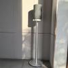 Speaker Stands Compatible with Sony SA-RS5 Home Surround Sound System(only Stand)The Speaker Floor Stand can Hide The Power Cord and is Made of Aluminum Alloy Material (Silver Pair) view 2