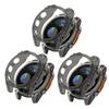 3 Pack Case for Garmin Fenix 8 43 mm Screen Protector Protective Case, Flexible TPU Screen Protector Case Scratch-Resistant Cover Protective Case (Black/Black/Black) view 1