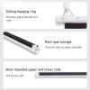 16:9/4:3 HD Projection Screen, Foldable Anti-Crease Portable Projector Movie Screen, Manual Pull Down, Wall/Ceiling Mount, Movie Screen Fixed Frame 3D Projector Screen for 4K HDTV Movie Theater Home(1 view 3