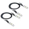 10Gtek 10G SFP+ DAC Twinax Cable, SFP+ to SFP+ Direct Attach Copper Passive for Cisco SFP-H10GB-CU0.65M, Ubiquiti UniFi, Meraki, Mikrotik, Netgear, D-Link, TP-Link and More, 0.65-Meter(2.1ft), 2-Pack view 1