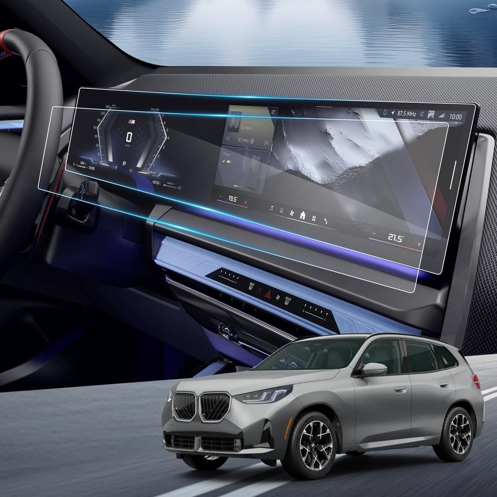 2025 X3 Screen Protector for 2025 X3 Accessories, 2025 X3 Protector Compatible with 2025 BMW X3 xDrive30 and X3 M50 12.3-in Instrument Cluster & 14.9-in Central Information Display Nano Film 2 Pack