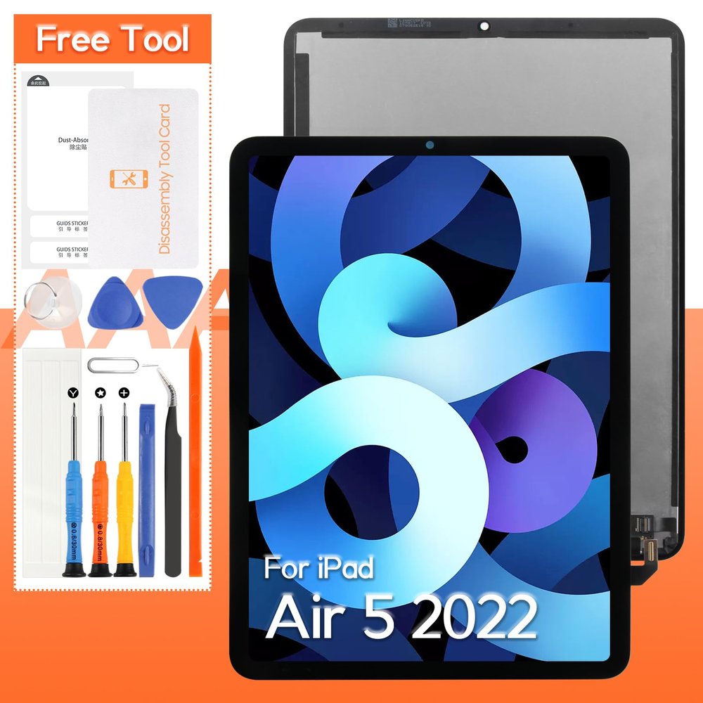 THIRDPOLE for iPad Air 5 2022 Screen Replacement,for iPad Air 5th Generation 2022 A2589 A2591 A2588 10.9 inches LCD Display Touch Screen Digitizer Full Assembly,with Tools