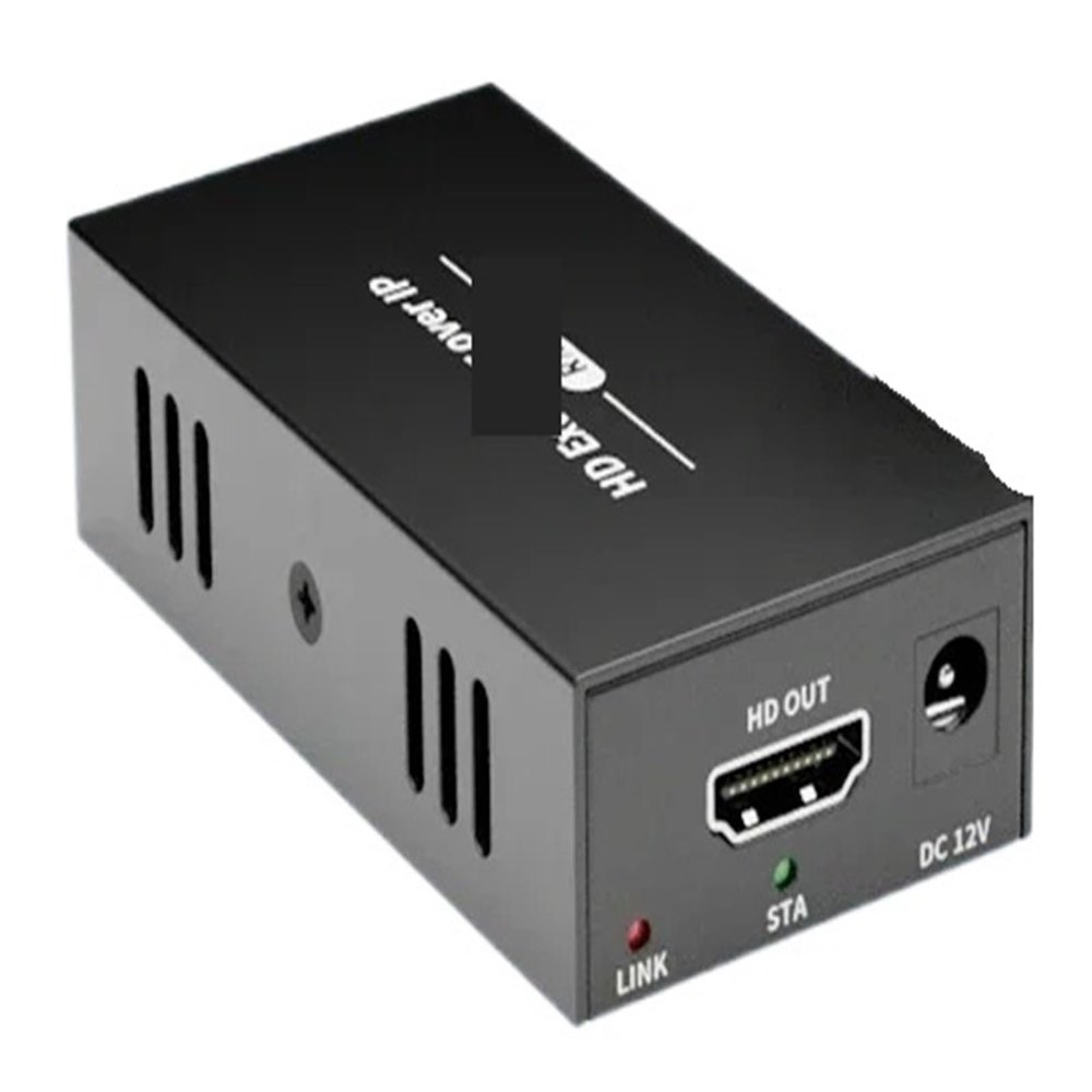 YUANFANNN HDMI Extender HDMI Extender Solve High-Definition Video Signal Long-Distance Transmission Instability for Office Multi-Display Layout Scenario(POE Version,1TX and 1RX)