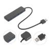 Hoement USB Hub Splitter Adapter Portable Data Dock for Laptop Fast Transfer Compact Design Supports High-Power Devices Compatible with Windows and view 4