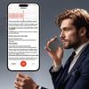 BEUDUOQI AI Voice Recorder, Magnetic Voice Recorder with No Fee for Transcribe Summarize Empowered by ChatGPT, App Control, 58 Languages, 64GB Memory, Audio Recorder for Lecture, Meeting, Calls,Green view 3