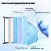Manual Pull-Down White Projector Screen, 16:9 HD Portable Manual Pull Down Projector Screen,Wall Ceiling Mounted Widescreen For Home Theater Cinema Office Movie TV Game, Matte White(White fiberglass,4 view 3