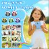 Kids Instant Digital Cameras,32GB Toddler Cam Instant Print Toys,1080P Children Printable Camera Children Day Birthday Gifts for 3-12 Years Old Girls, Toddler Camera Girls Toys (Blue) view 3