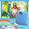 Kids Instant Digital Cameras,32GB Toddler Cam Instant Print Toys,1080P Children Printable Camera Children Day Birthday Gifts for 3-12 Years Old Girls, Toddler Camera Girls Toys (Blue) view 4