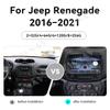 ZWNAV 9'' Android13 Car Radio for Jeep Renegade 2016-2021 Stereo Headunit Touchscreen GPS Navigation Wireless CarPlay Multimedia Player Bluetooth WiFi (8+256GB) view 2