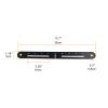 OrcaTorch ZJ16 Upper Base Tray Dive Accessories Underwater Lighting System Connector for Underwater Strobe/Video Light/Diving Camera Tray view 4