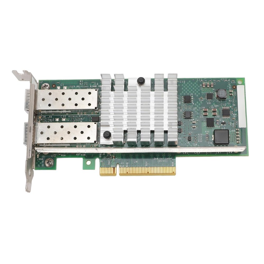 10G Data Transfer High Flexibility Port SFP Network Card Adapter, 2 SFP Ports, Green Computing, Remote Management, Mainstream Servers