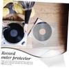 Hoement 50pcs Self-Adhesive Vinyl Storage Pouches Protective Bags for Album Covers Record Sleeves to Prevent Scratches and Damage for Vinyl Record Collection view 4
