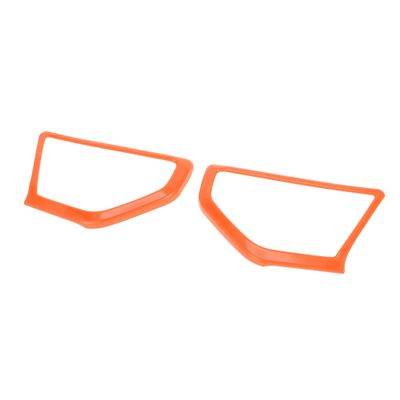 REPAIROCK 1 Pair a Pillar Speaker Cover Trim for Jeep Wrangler JL JLU 18-24 Window a Pillar Front Speaker Cover Stereo Audio Frame Trims ABS Orange