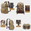 Camera, Drone, Laptop, Waterbottle Backpack, Camera Backpack with Laptop Compartment, DSLR/Drones/Tripod Backpack (Khaki,28 * 16 * 43cm) view 3